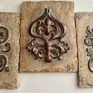 Vintage 3 Southern Living At Home Tile Wall Art